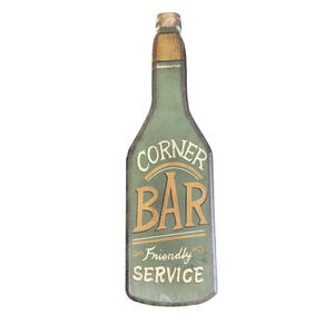 Corner Bar Decor 2 piece Set